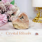 Chunky Pink Amethyst Druzy Heart 6cm