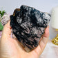 Black Tourmaline in Quartz Slab on Stand 11cm