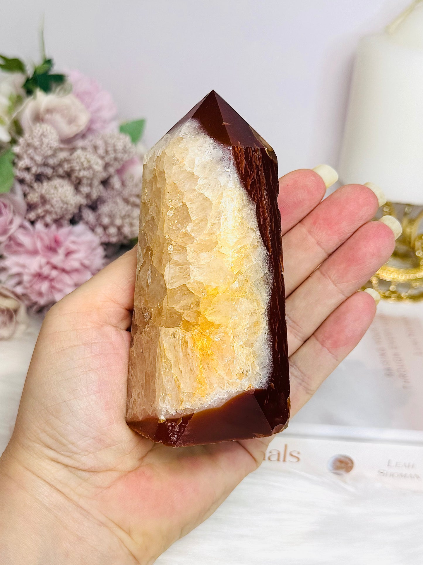 Chunky Carnelian Tower 11.5cm 393g