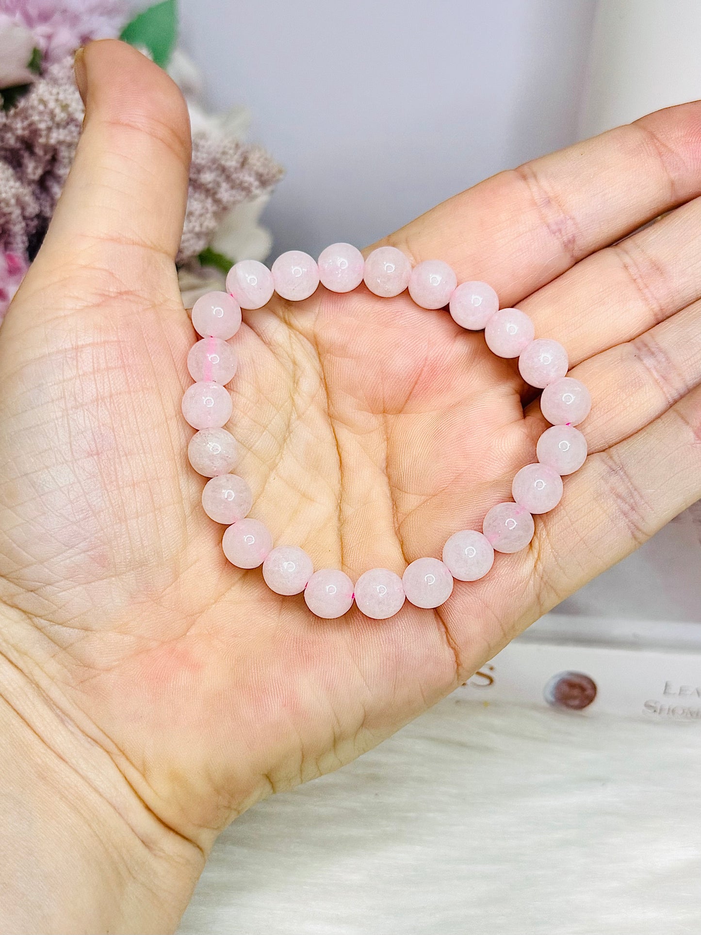 Rose Quartz Bracelet in Gift Bag