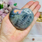 Labradorite Carved Heart with Flash 8cm