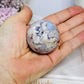 High Grade Blue Flower Agate Sphere on Stand 119g