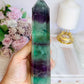 Rainbow Fluorite Large Chunky Tower 18cm
