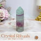 Rainbow Fluorite Tower 7cm
