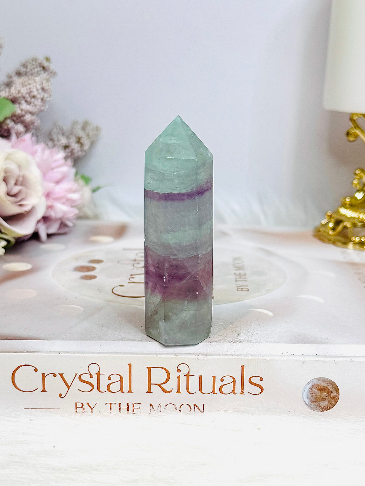 Rainbow Fluorite Tower 7cm