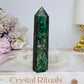 Green Emerald Jasper Tower 10cm