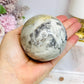 Large Volcano Agate Sphere (UV Reactive) On Stand 416g