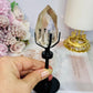 High Grade Smokey Quartz Faceted Diamond On Stand 14.5cm