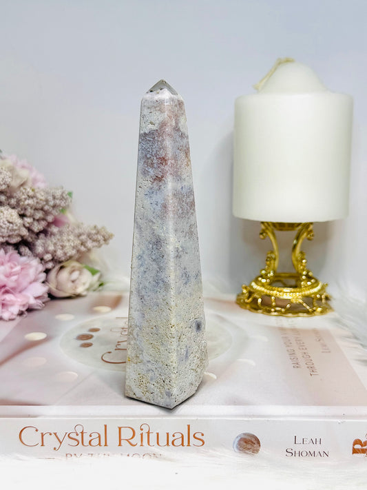 Pink Amethyst Tower | Obelisk 13.5cm