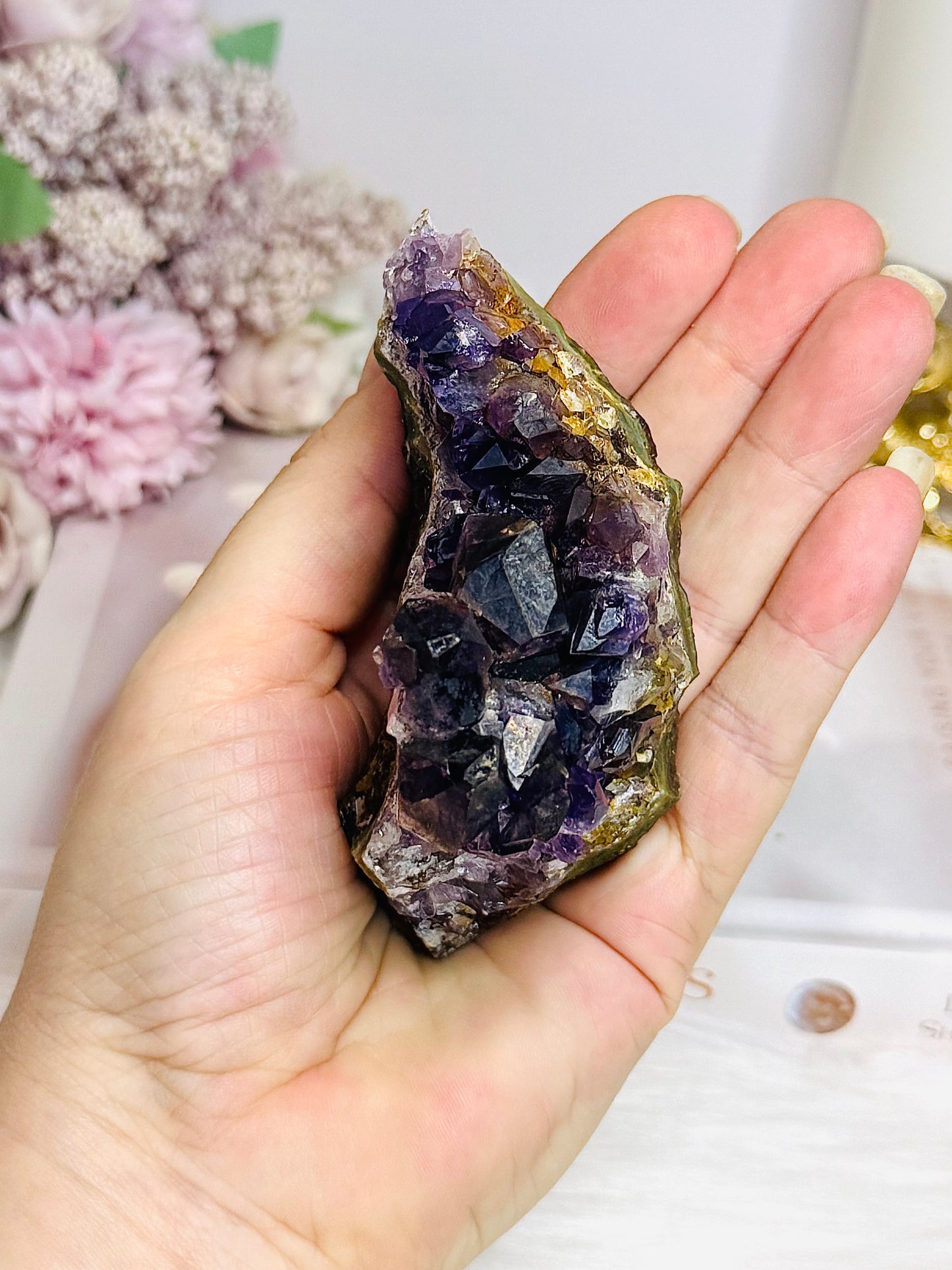 High Grade Amethyst Cluster From Brazil 9cm 230g