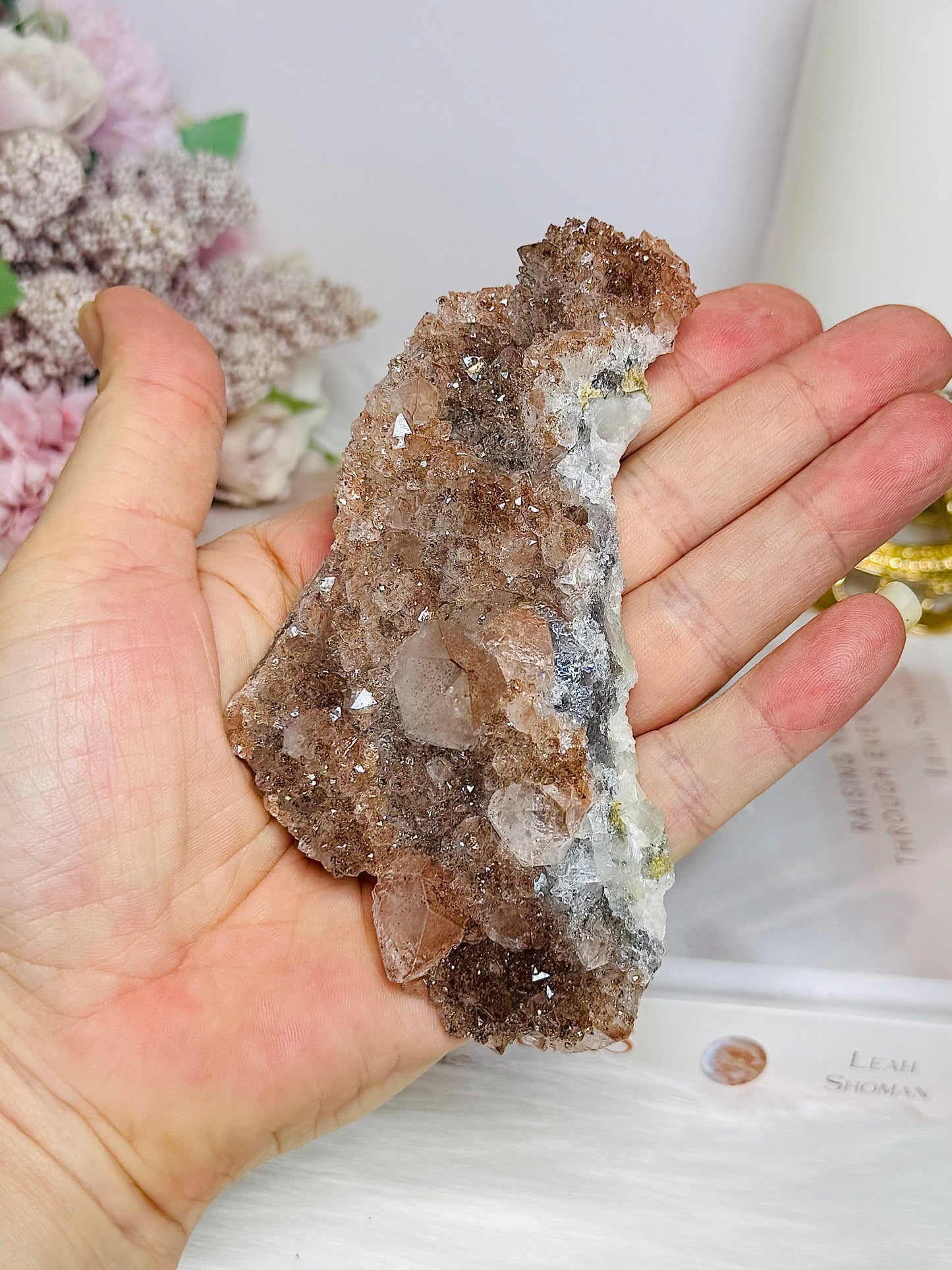 Red | Brown Amethyst Cluster 12cm