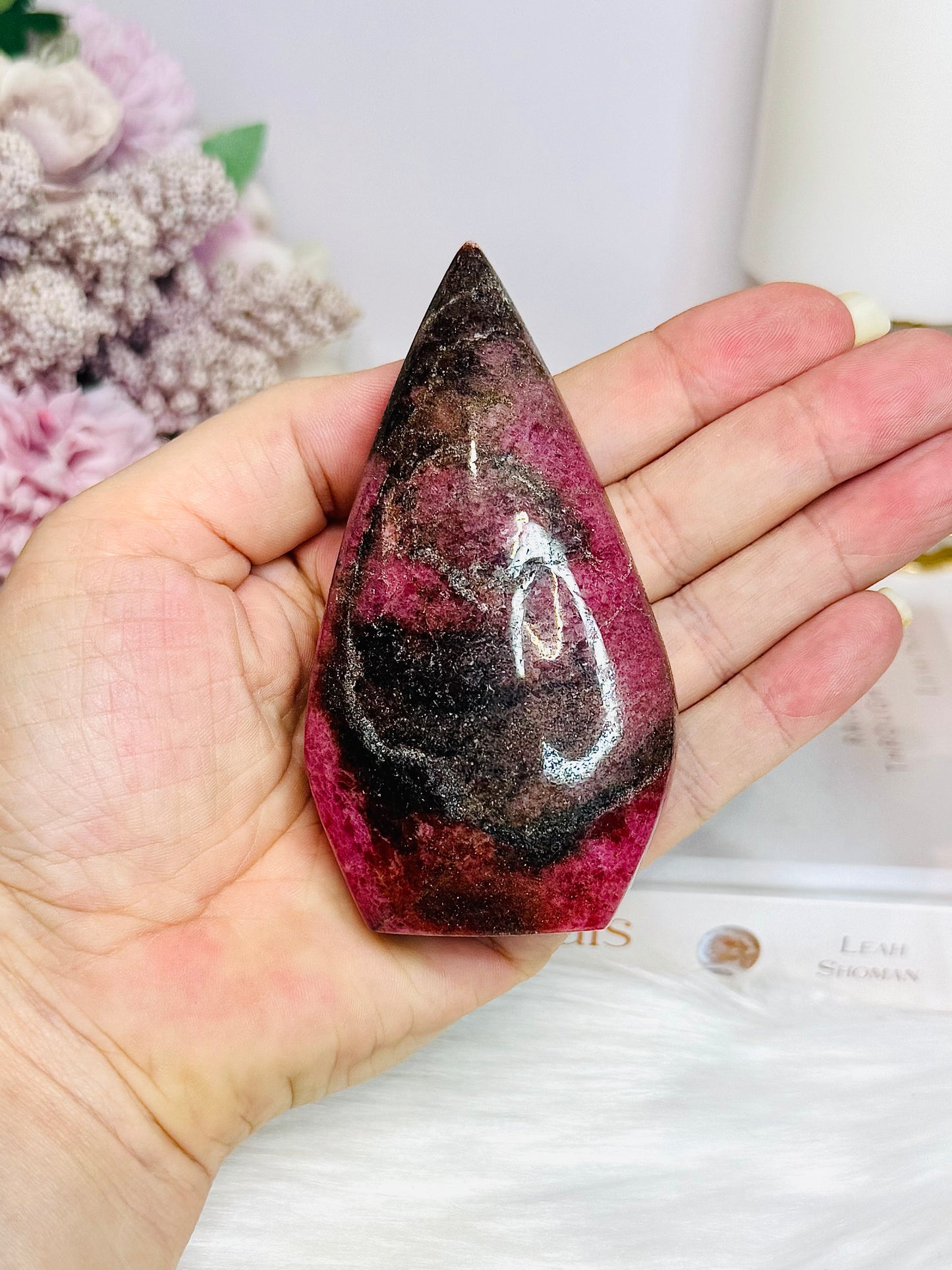 High Grade Rhodonite Flame | Freeform 10cm 240g
