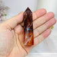 High Grade Fire Quartz Tower with Rainbows 8cm
