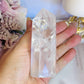 Magical High Grade Clear Quartz Tower 10cm with Stunning Rainbows