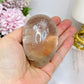 Large Quartz Egg On Stand with Rainbows 280g