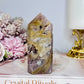Druzy Pink Amethyst Tower 9.5cm