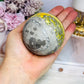 High Grade Large Bumblebee Jasper Sphere on Stand 423g