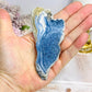 Natural Blue Coral Fossil Specimen Slab 11cm
