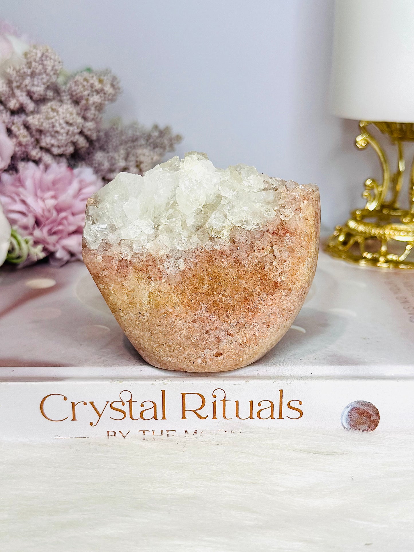 Pink Amethyst Druzy Freeform 269g