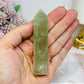 Prasiolite (green amethyst) Tower 9cm