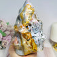 Huge Ocean Jasper Carved Flame 17cm 1.87KG