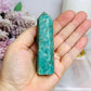 Smokey Amazonite Tower | Point 9cm
