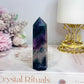 Rainbow Fluorite Tower 8cm