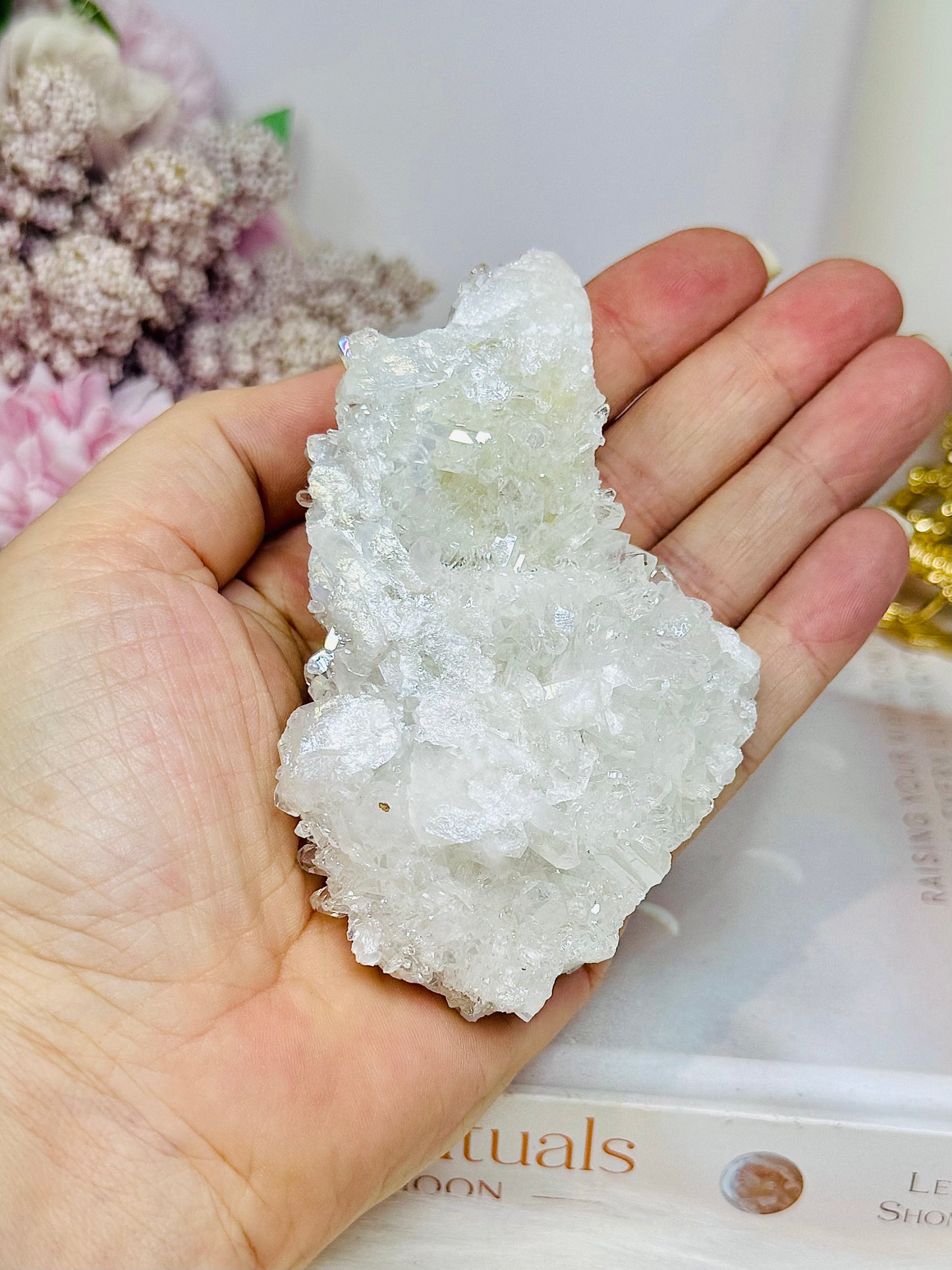 Angel Aura Quartz Cluster 9cm