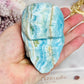 Absolutely Stunning Blue Hemimorphite Carved Druzy Skull 9cm 428grams