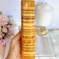 Stunning 22cm Orange Calcite Chunky Tower