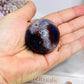 Blue Flower Agate Sphere on Stand 102g