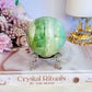 Beautiful Natural Variscite Sphere On Stand 381grams