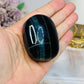 High Grade Rare Blue Tigers Eye Palm Stone