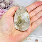Flower Agate Druzy Egg on Stand 6.5cm