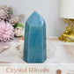 Chunky Blue Trolleite High Grade Tower 243g 9.5cm