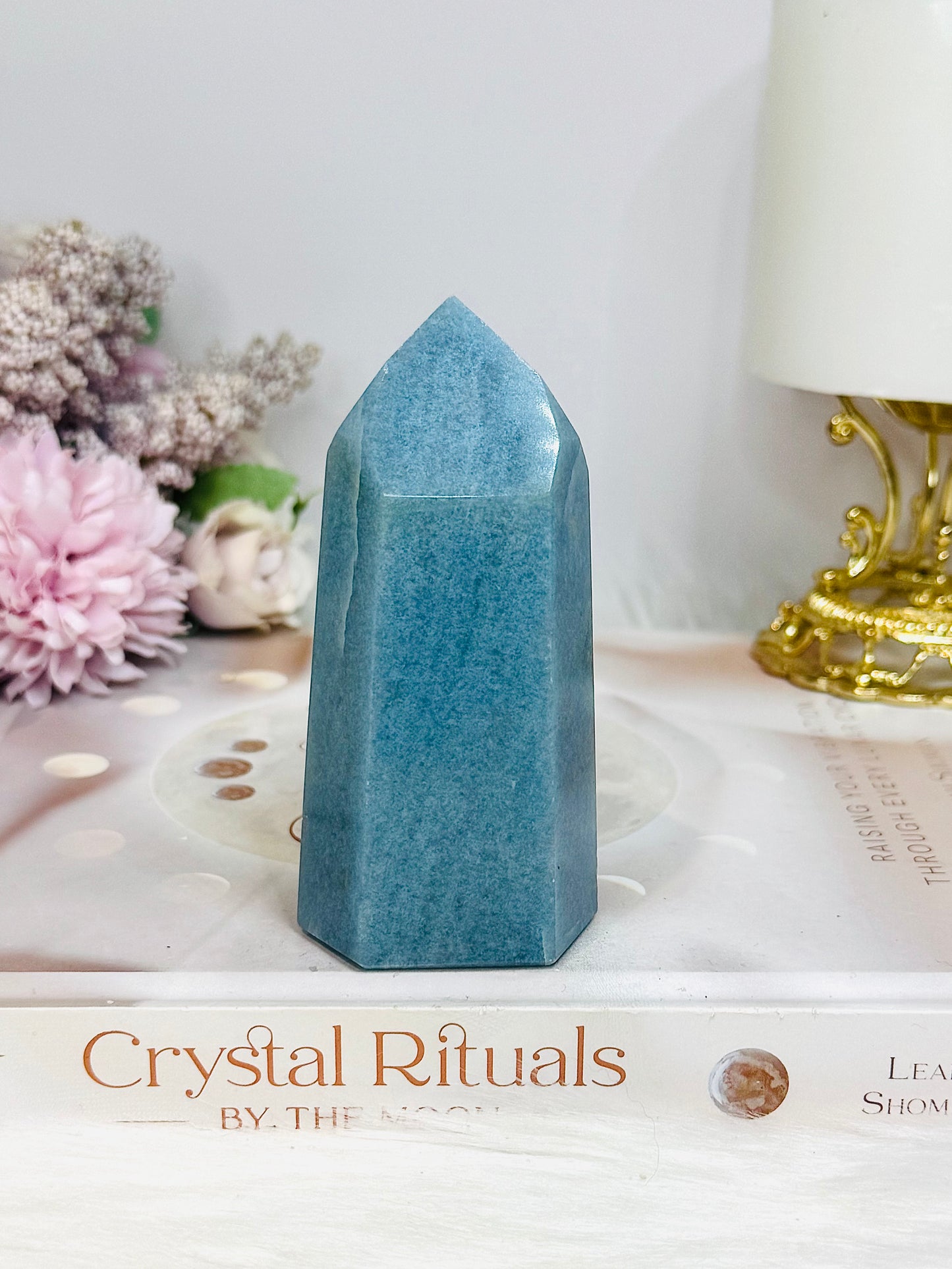 Chunky Blue Trolleite High Grade Tower 243g 9.5cm