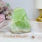 Natural Green Pistachio Calcite Freeform 8cm 308g