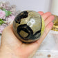 Large Septarian Sphere on Stand 506g