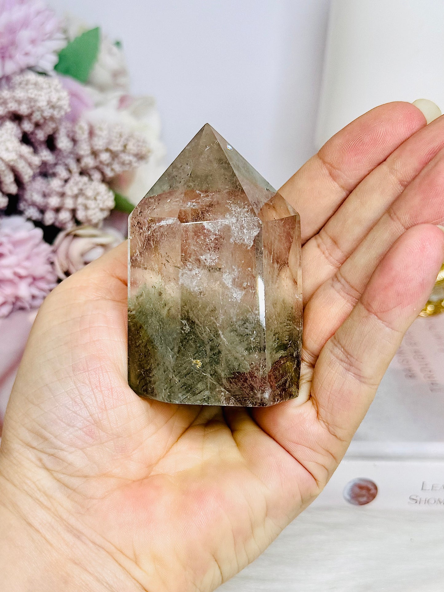 Garden Quartz | Lodolite Chunky Tower 7.5cm