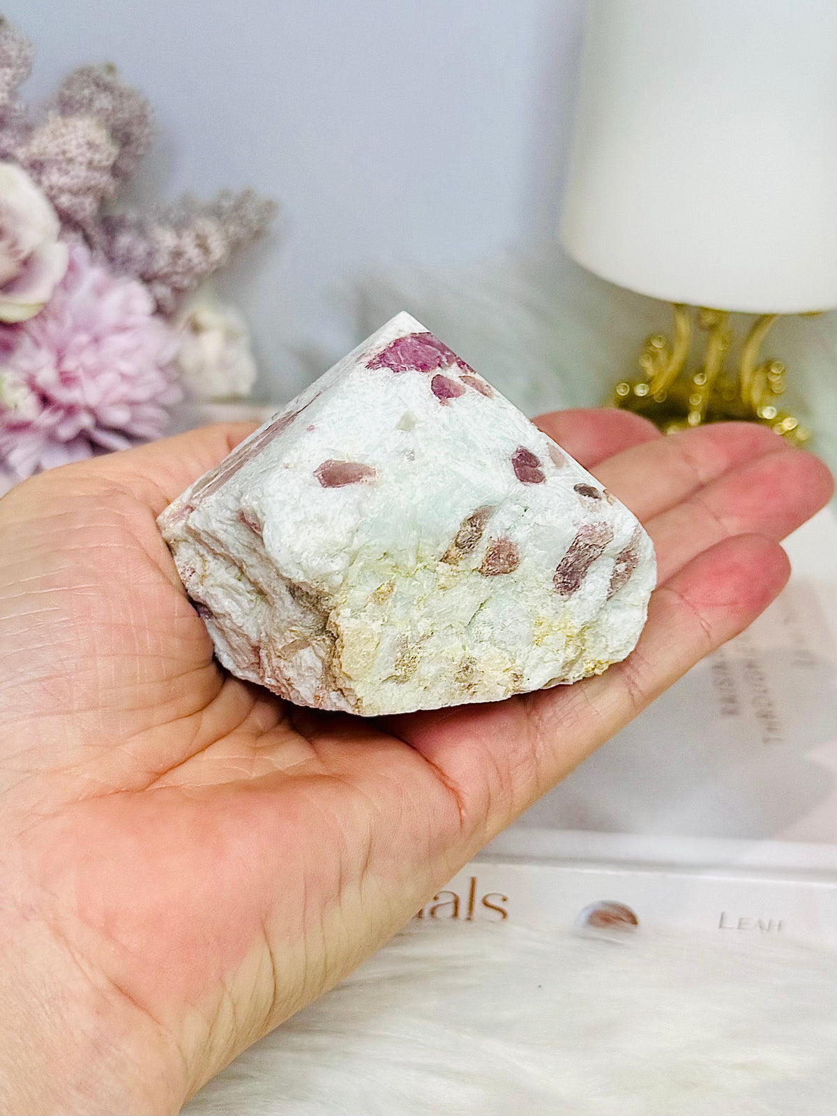Pink Tourmaline Polished Point 197g