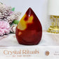 Mookaite Jasper Carved Flame 9cm