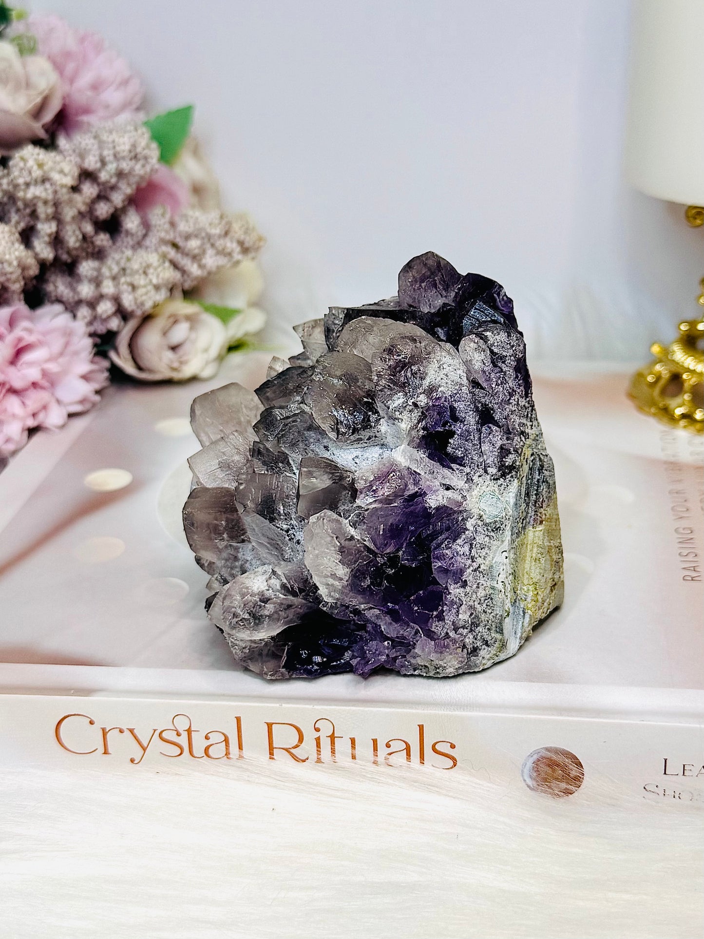 Amethyst Base Cut Cluster 478g