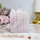 Kunzite Skull with Feather Points 9cm