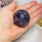 High Grade Purple Fluorite Sphere on Stand 163g