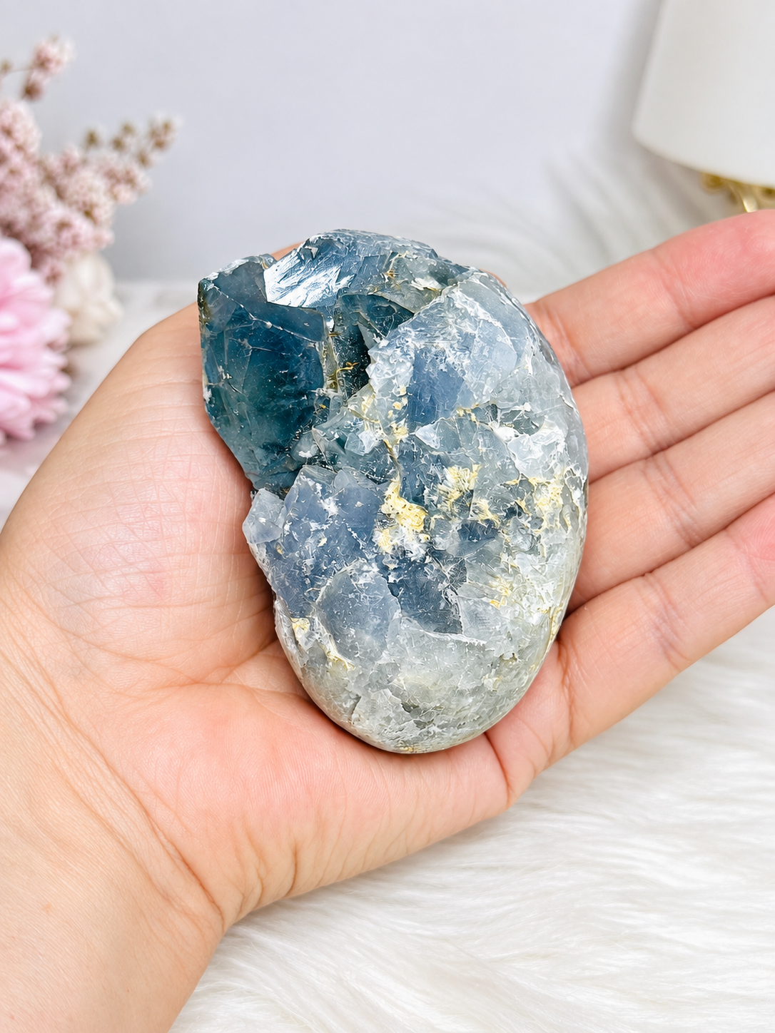Blue Celestite Freeform 309g