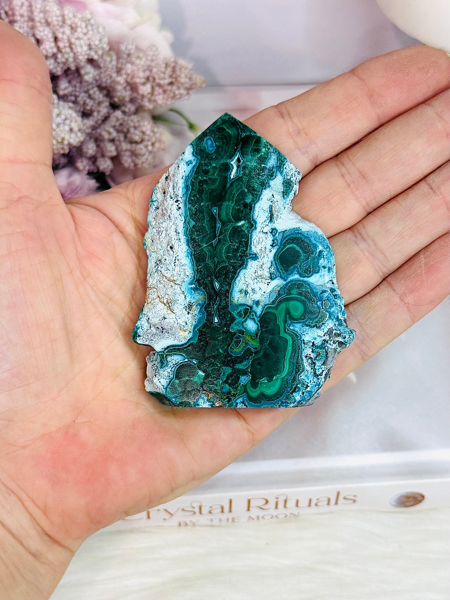 Raw Natural Chrysocolla Freeform 7.5cm