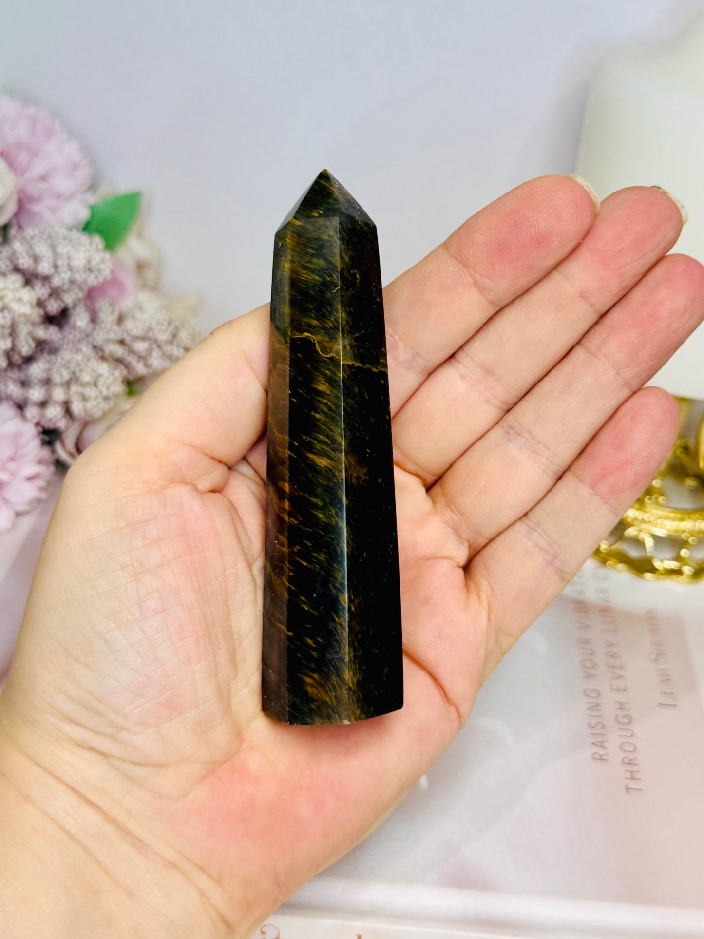 Tigers Eye Tower 9cm