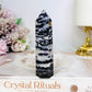 Purple Sphalerite Tower 9.5cm