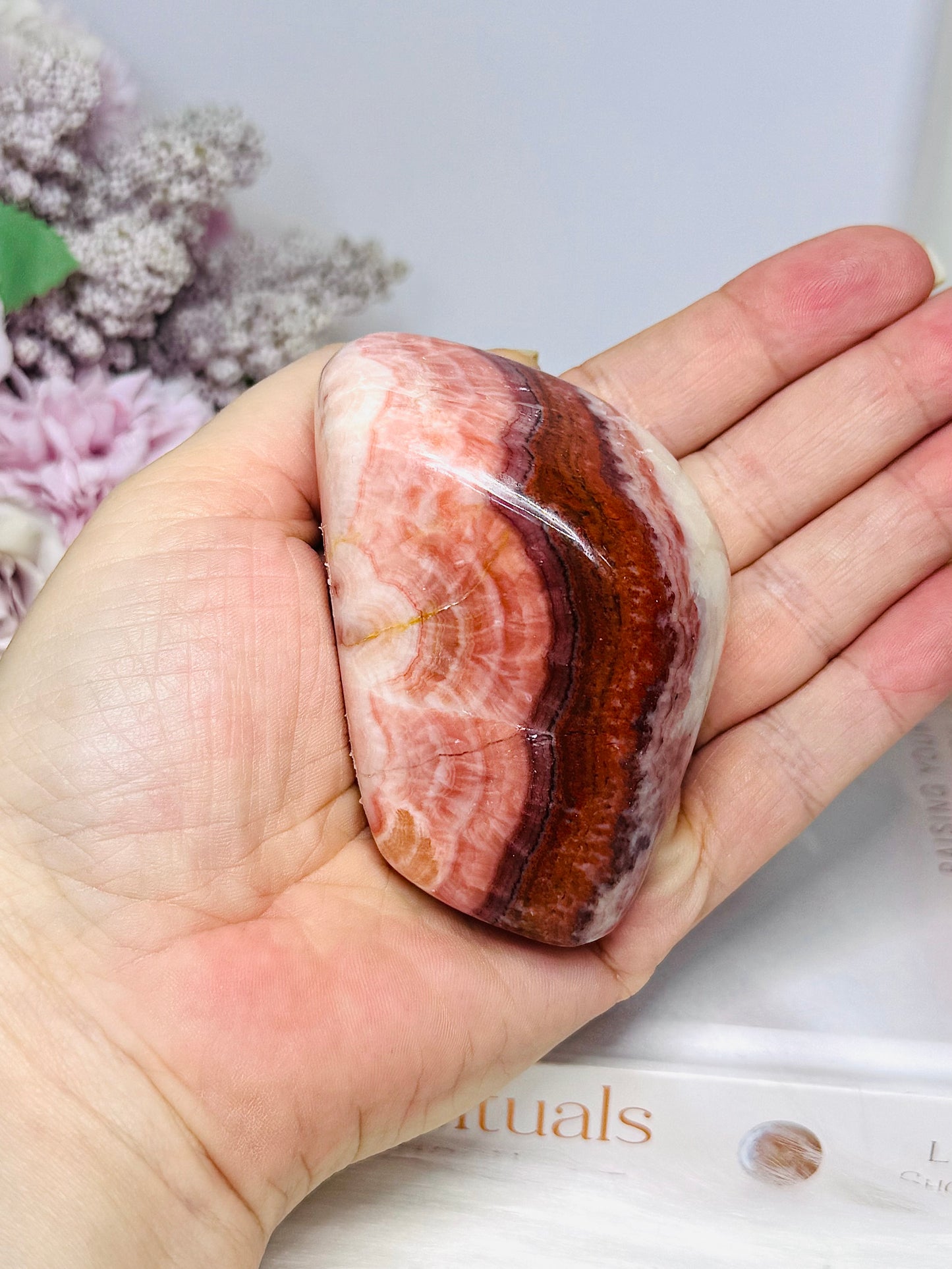 Pink Banded Calcite | Pork Stone Freeform 220g
