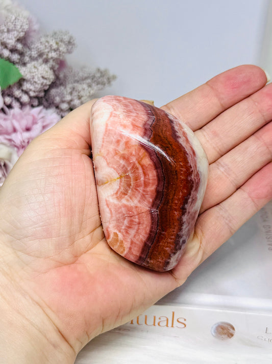 Pink Banded Calcite | Pork Stone Freeform 220g
